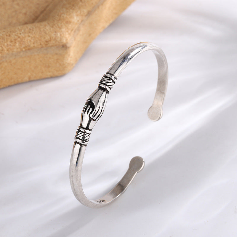 Beautiful Silver Bracelet with Unique Style