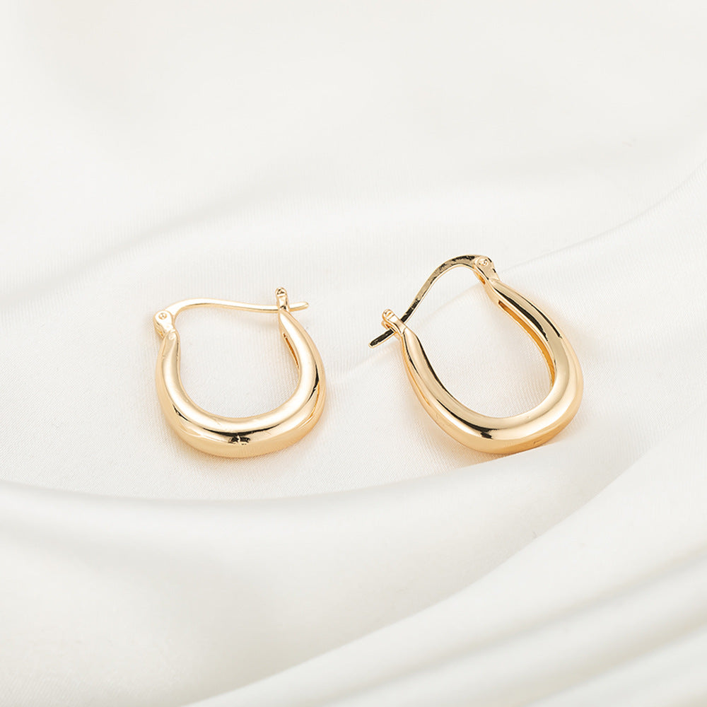 Vintage Handmade Gold Earring