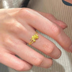 Vintage Handmade Gold Ring