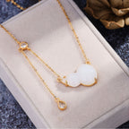 Vintage Handmade Gold Necklace