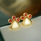 Vintage Handmade Gold Earring