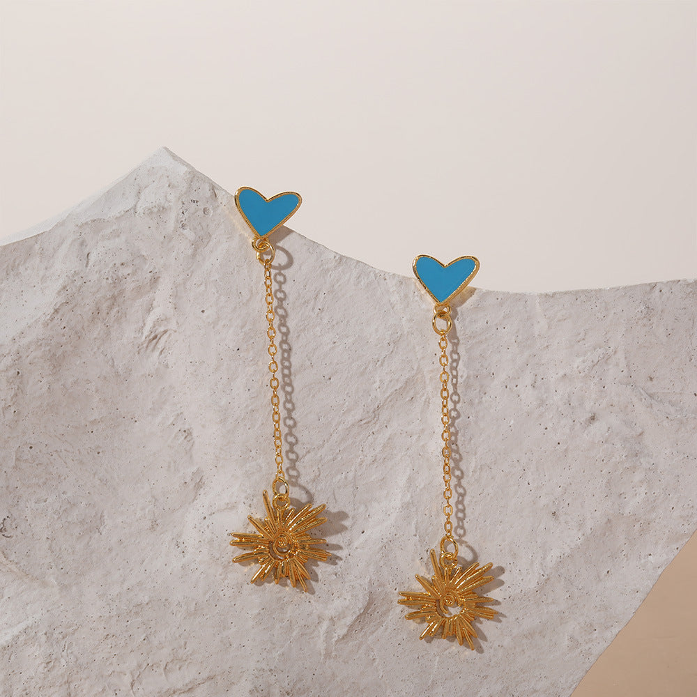 Vintage Handmade Gold Earring