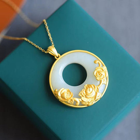 Vintage Handmade Gold Necklace