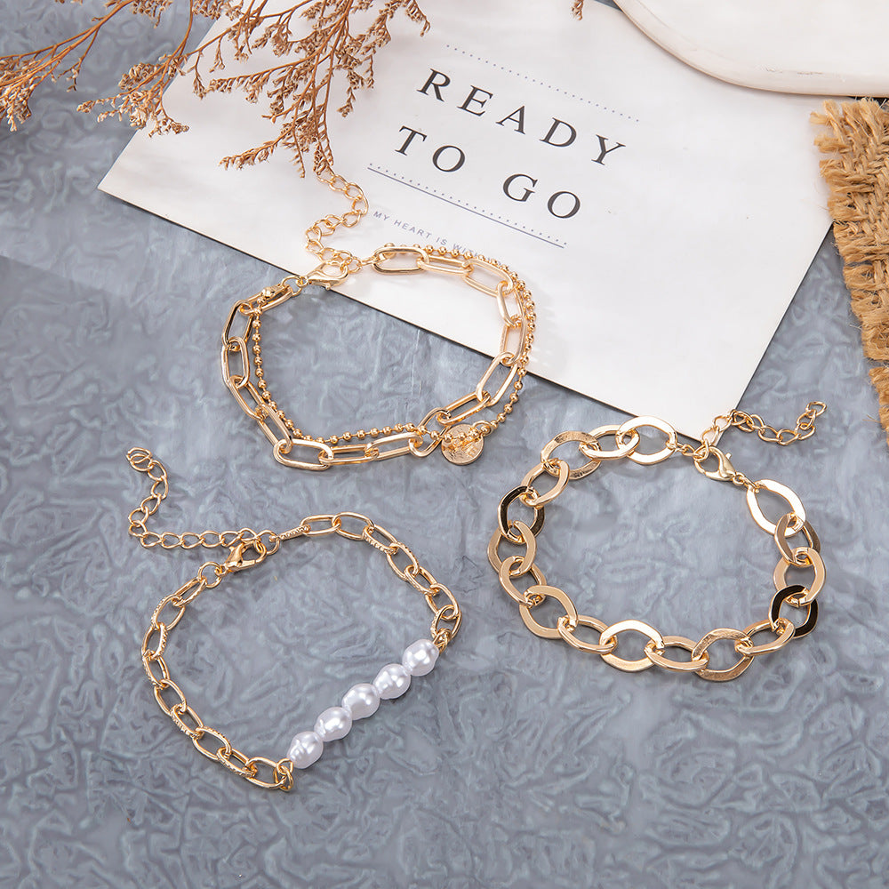 Vintage Handmade Gold Bracelet