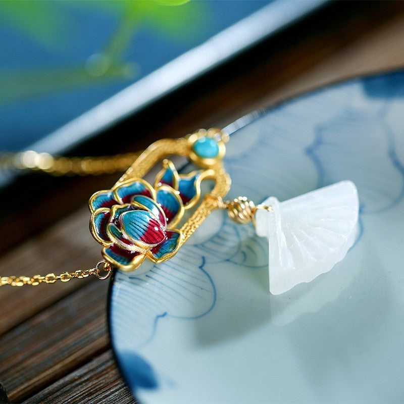 Vintage Handmade Gold Necklace