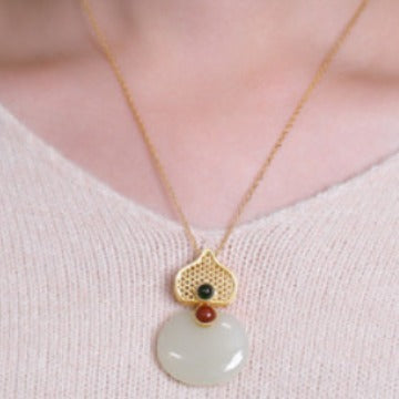 Vintage Handmade Gold Necklace