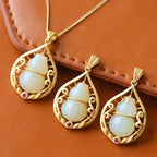 Vintage Handmade Gold Necklace