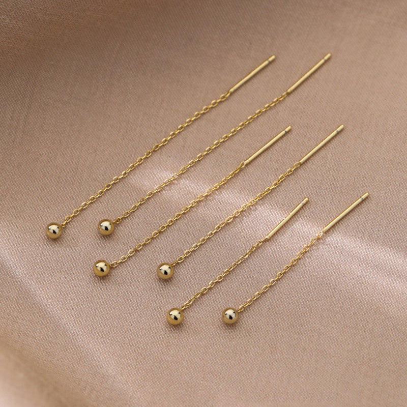 Vintage Handmade Gold Earring