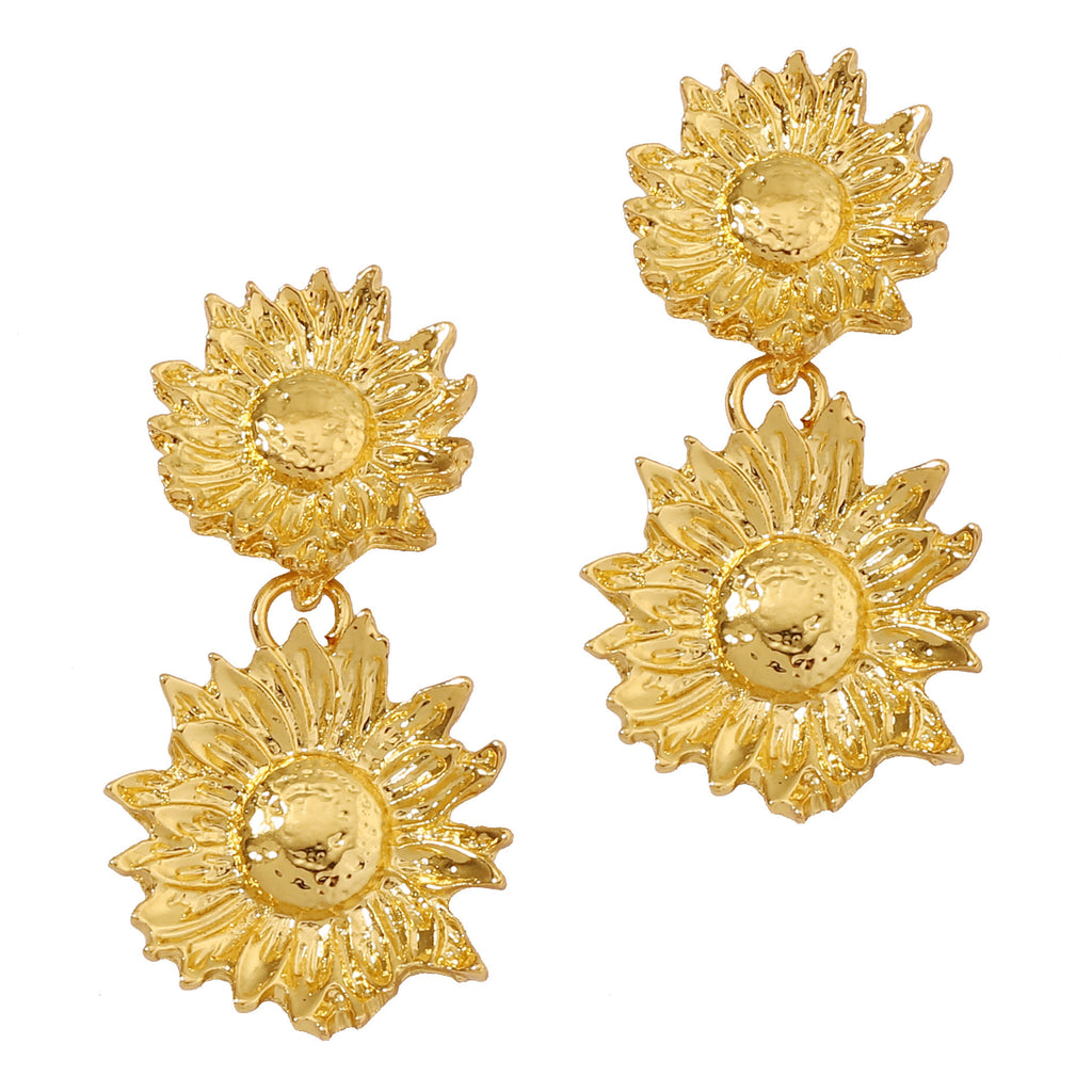 Vintage Handmade Gold Earring