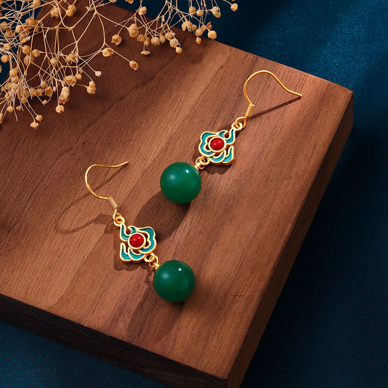 Vintage Handmade Silver Earring