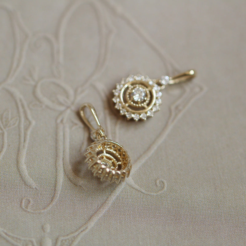 Vintage Handmade Gold Necklace