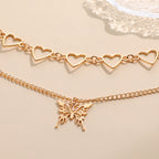 Vintage Handmade Gold Necklace