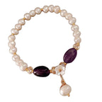A Delicate Artisan Pearl Bracelet
