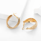 Vintage Handmade Gold Earring