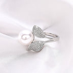 Beautiful Pearl Ring with Unique Style