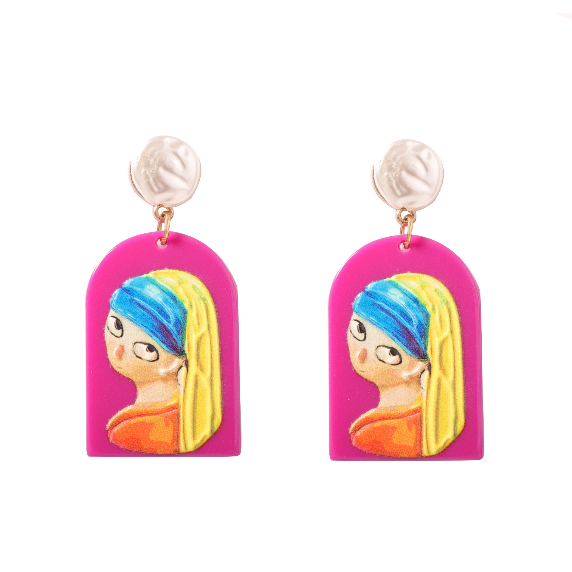 Beautiful Pearl Earring with Unique Style