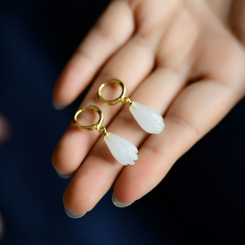 Vintage Handmade Gold Earring