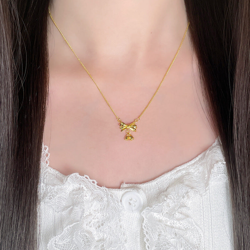 Vintage Handmade Gold Necklace
