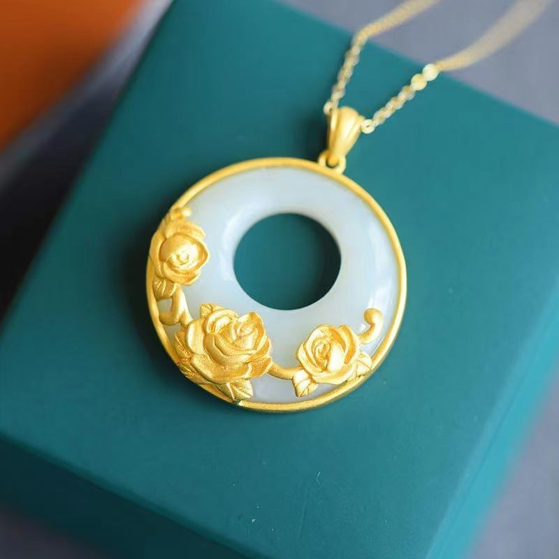 Vintage Handmade Gold Necklace