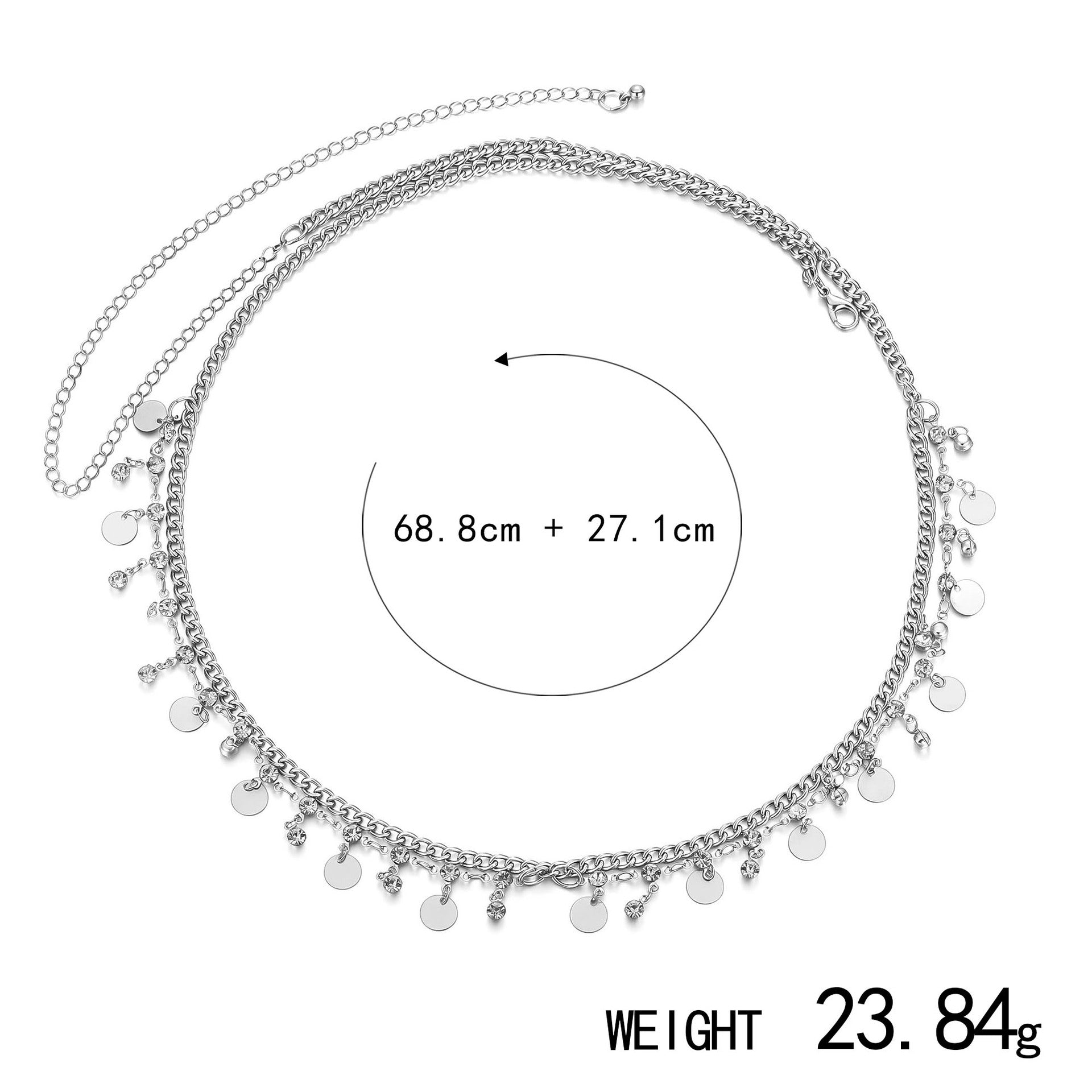 Vintage Handmade Gold Chain