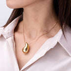 Vintage Handmade Gold Necklace