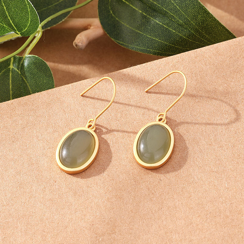 Vintage Handmade Gold Earring