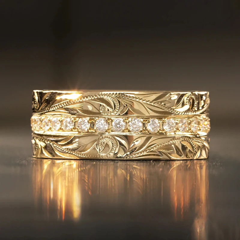 Beautiful Gold Ring with Unique Style