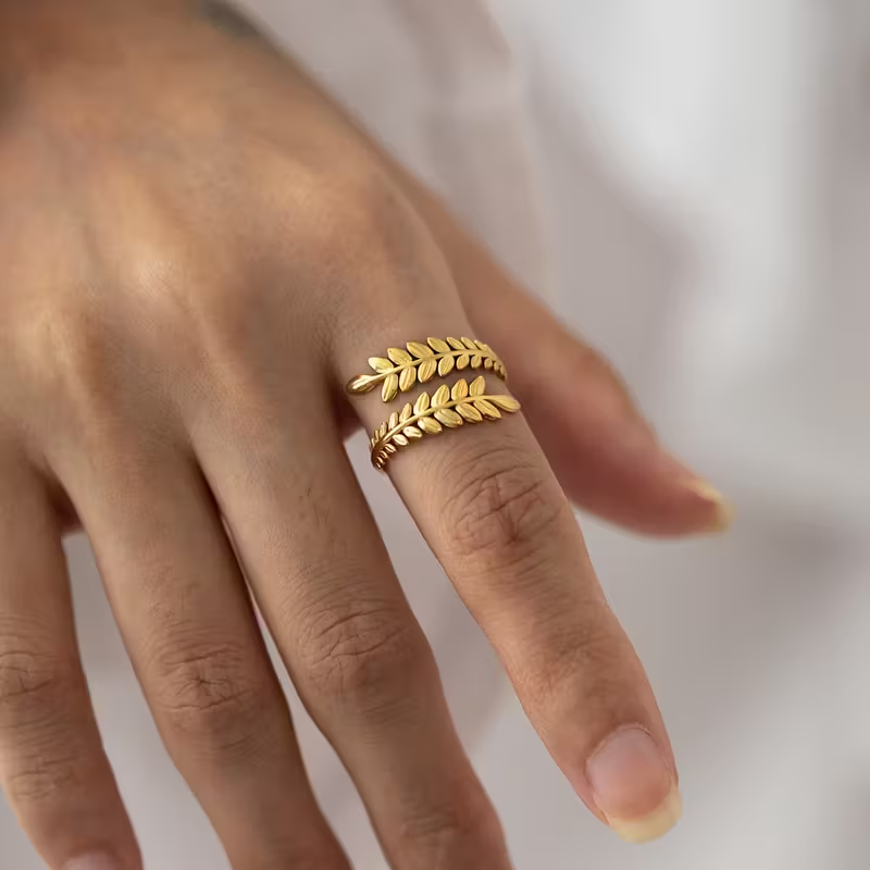 Beautiful Gold Ring with Unique Style