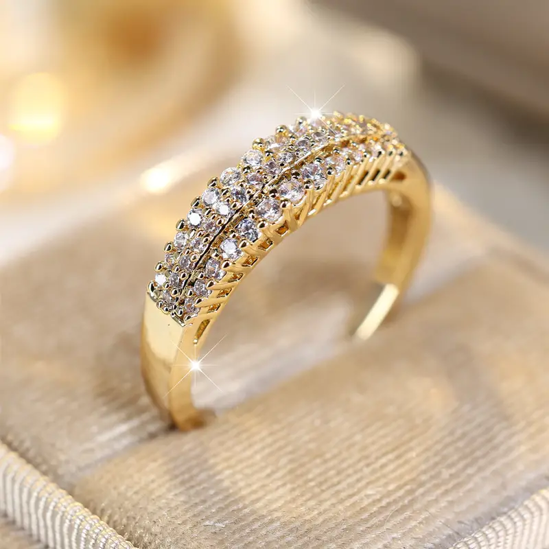 Delicate Artisan Gold Ring