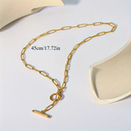 Beautiful Gold Necklace with Unique Style