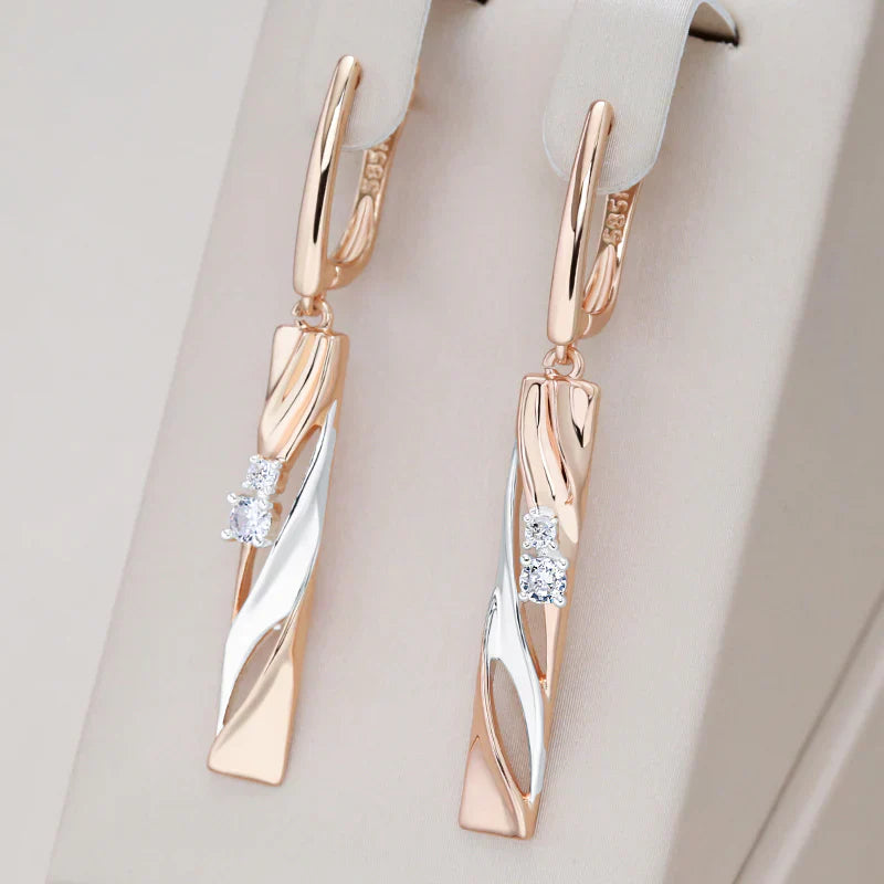 Delicate Artisan Gold Earring